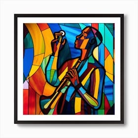 Jazz Musician 5 Art Print