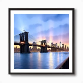 Brooklyn Bridge Art Print