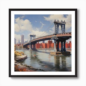 Manhattan Bridge 1 Art Print