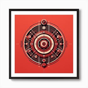 Geometric Circle Art Print