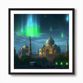 The majestic Taj Mahal Art Print