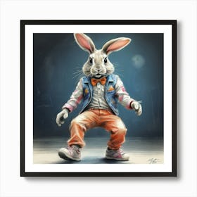 Bunny Dancer Art Print