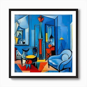 Blue Room Art Print