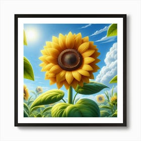 Sunflower 2 Art Print