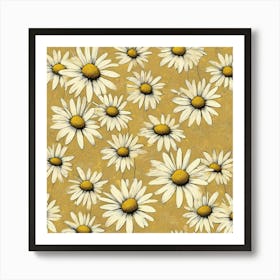 Field of Daisies Art Print