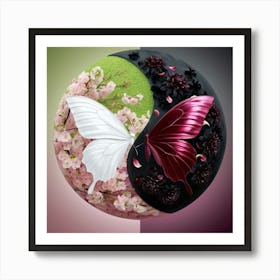 Yin Yang 7 Art Print