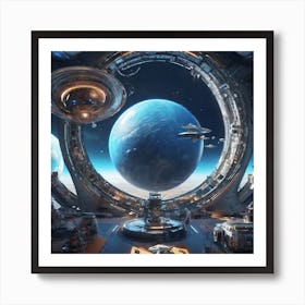 Space Station 23 Art Print