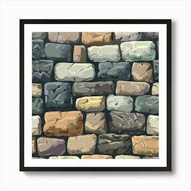 Brick Wall Art Print