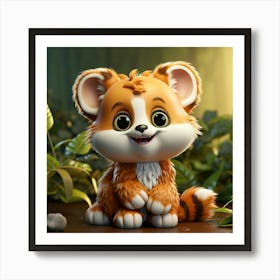 Cute Teddy Bear 3 Art Print