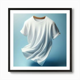 White T-Shirt 1 Art Print