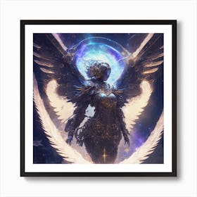 Angel Of The Night 1 Art Print