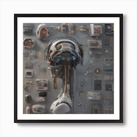 Futuristic Art Art Print