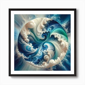 Abstract Fractal Painting Art Print