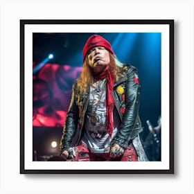 Armadiler In A Moment Of Pure Rock N Roll Rebellion Axl Rose St 2de7f2dc Bf5b 4a35 Ab52 Cbf4f14fc1be Art Print