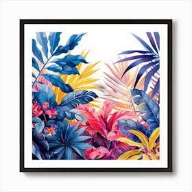 Tropical Background 2 Art Print