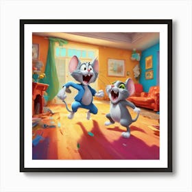 Tom And Jerry Art Print