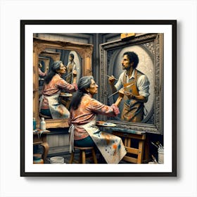 Passion for Painting Art Print