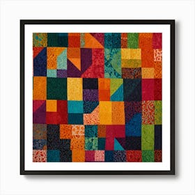 Quilting Art Art Print