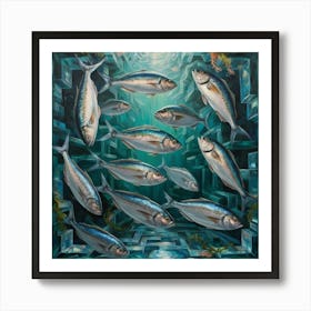 Sardines Art Art Print