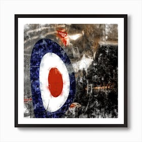 Raf Insignia Square Art Print