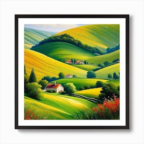 Tuscan Countryside 8 Art Print