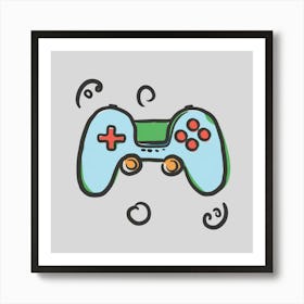 Video Game Controller 10 Art Print