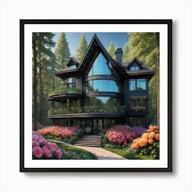 House In The Woods 1 Art Print