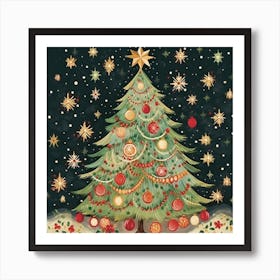 Christmas Tree 16 Art Print