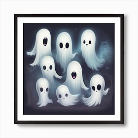 Ghosts Art Print