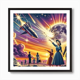 The Atomic Age so Sparkly Art Print