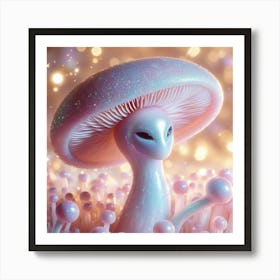 Alien Mushroom Art Print