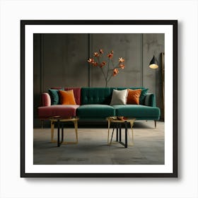 Modern Living Room 1 Art Print