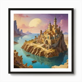 Fantasy Castle Art Print