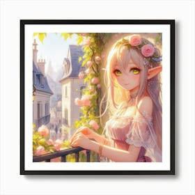 Elf Girl 2 Art Print