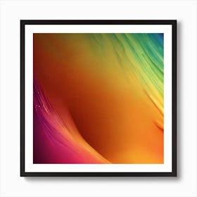 Amoled Rainbow Art Print