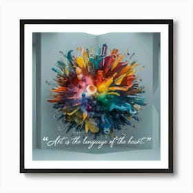 Is The Language Of The Heart Art Print