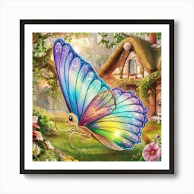 Fairy Butterfly Art Print