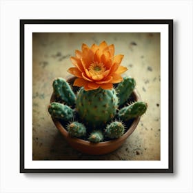 Cactus Flower 1 Art Print