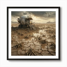 Desert Landscape 4 Art Print