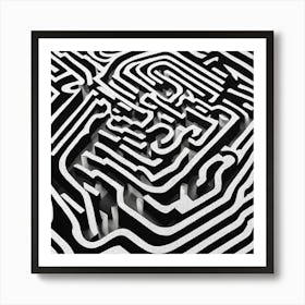 Maze 4 Art Print