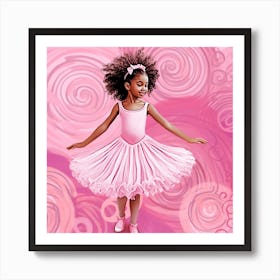 Ballerina Girl Art Print