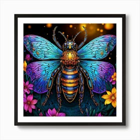 Beeee Art Print