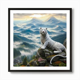 White Tiger 61 Art Print