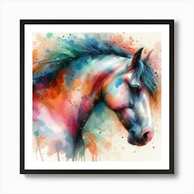 Horse Painting 1 Art Print