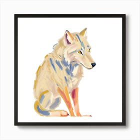 Arctic Wolf 02 Art Print