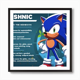 Sonic The Hedgehog 22 Art Print