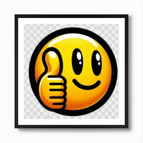 The History of the Thumbs-Up Emoji: From Ancient Rome to the Digital Age Art Print