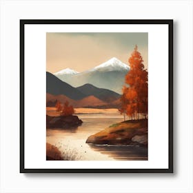 Autumn In The Mountains 1 Art Print