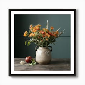 Vase Of Flowers 1 Art Print