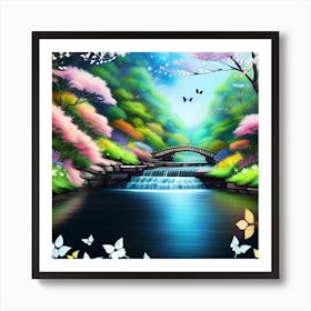 Asian Landscape Painting 1 Art Print